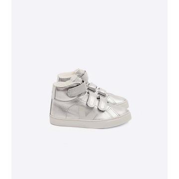 Dětské Vysoké Veja ESPLAR MID FURED LEATHER Stříbrné | CZ 690NWY